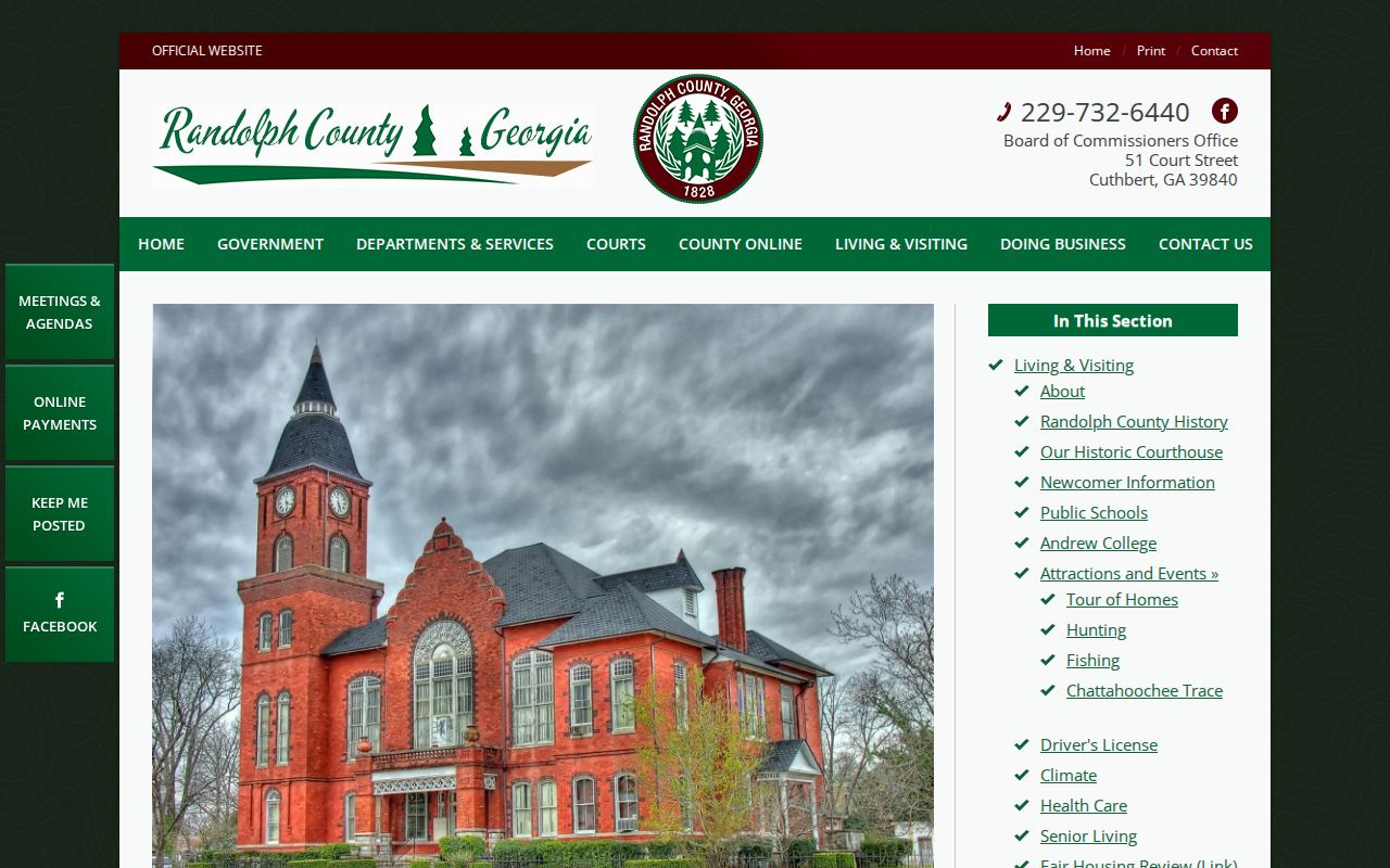 Randolph County active warrant court context