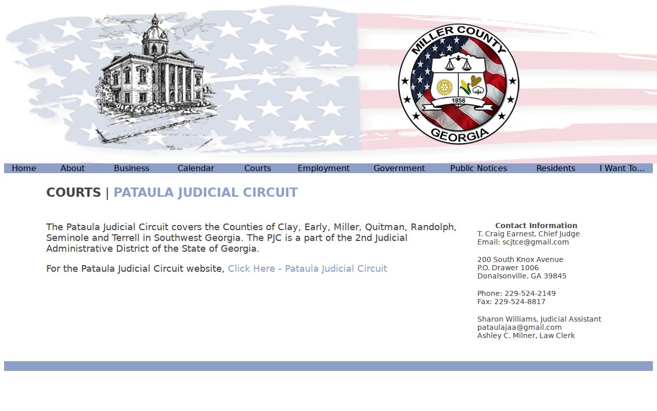 Randolph County most wanted Pataula Judicial Circuit context