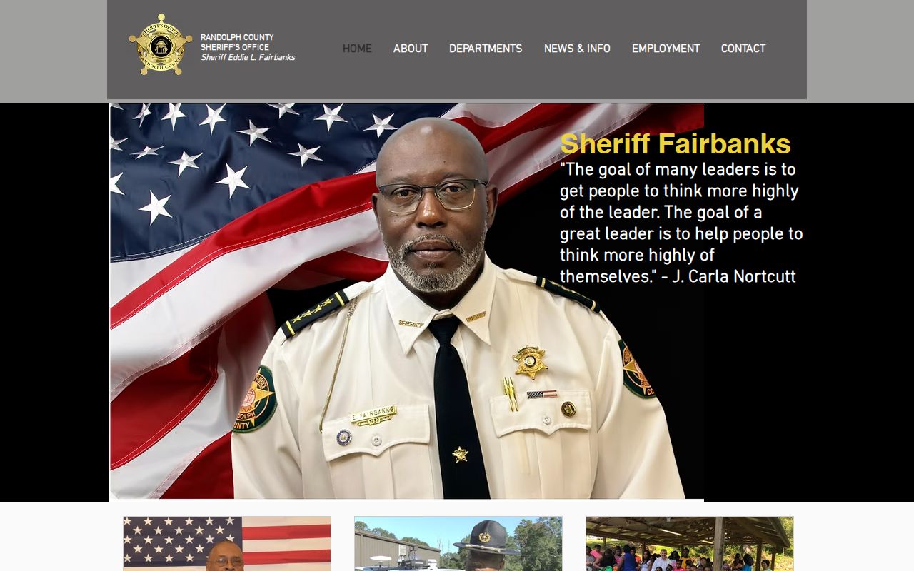 Randolph County warrant search navigation without public database